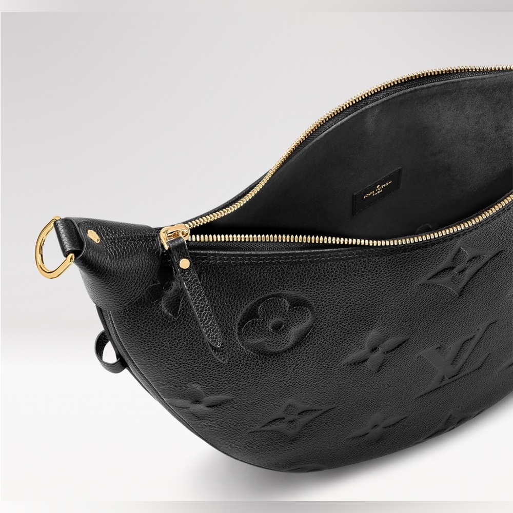Louis Vuitton Loop Hobo Black Leather Crossbody Shoulder Bag - Picture 7 of 16